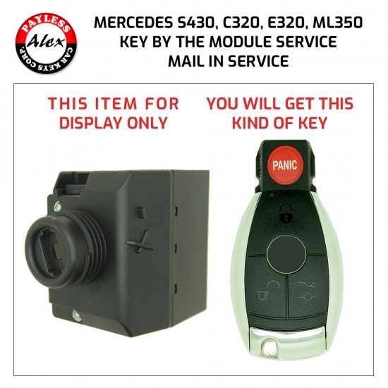 Buy KEY PROGRAMMING SERVICE COMES WITH 2 KEYS FOR MERCEDES BENZ