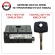 Buy 2000-2005 MERCEDES BENZ ML MODEL KEY PROGRAMMED BY EAM MODULE