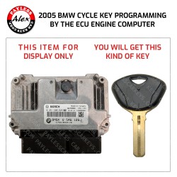 KEY PROGRAMMING SERVICE FOR BMW MOTORCYCLE 2005 - PCF7936