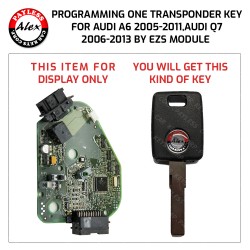 KEY PROGRAMMING SERVICE FOR AUDI A6 AND Q7 