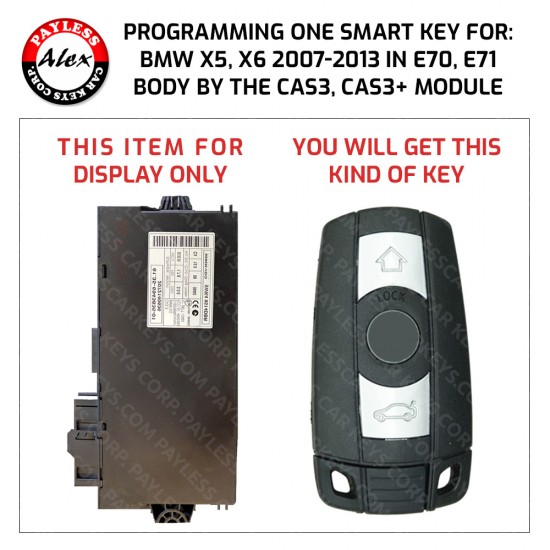 Buy KEY PROGRAMMING SERVICE FOR BMW X5 2007-2013 BY MAIL