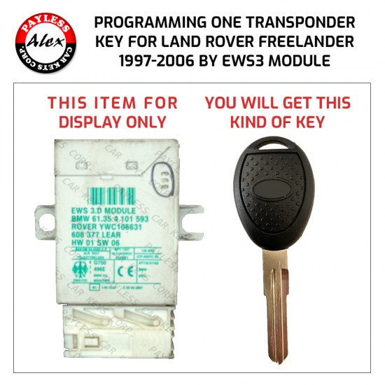 Buy KEY PROGRAMMING SERVICE  FOR LAND ROVER FREELANDER