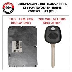 KEY PROGRAMMING BY ENGINE CONTROL UNIT (ECU) FOR TOYOTA 