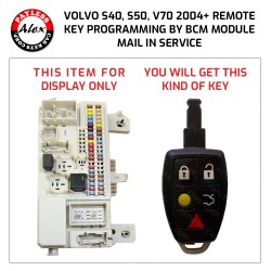 REMOTE KEY BY THE BCM MODULE PROGRAMMING FOR VOLVO S40 