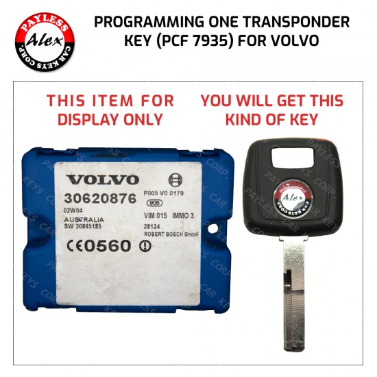 Buy 2 KEYS PROGRAMMING WHEN KEYS LOST FOR VOLVO S40 S70 V40 V70