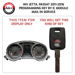 2011-2016  VW JETTA, PASSAT KEY PROGRAMMING SERVICE